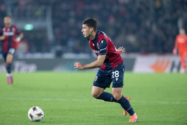Foto IPP Damiano Fiorentini Bologna 06 11 2025 Calcio Europa League 2025-2026 partita: Bologna-SK Brann nella foto: Nicolo Cambiaghi in azione Italy Photo Press World Copyright italy ITALY  Copyright: xR4924_italyphotopressx