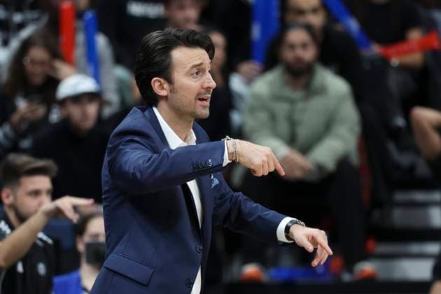 BASKET BALL : Paris Basket Vs Bayern - Euroligue - 06 11 2025 Francesco Tabellini (Paris) ParisFrance  Copyright: xMichaelxBaucherx