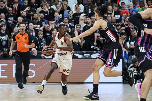 BASKET BALL : Paris Basket Vs Bayern - Euroligue - 06 11 2025 Kamar Baldwin (Bayern) Vs Ismael Bako (Paris) ParisFrance  Copyright: xMichaelxBaucherx