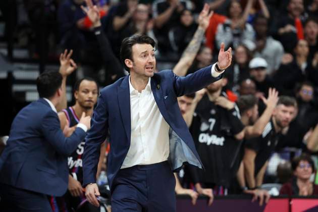 BASKET BALL : Paris Basket Vs Bayern - Euroligue - 06 11 2025 Francesco Tabellini (Paris) ParisFrance  Copyright: xMichaelxBaucherx