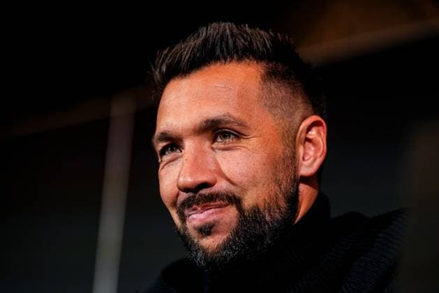 UTRECHT, NETHERLANDS - NOVEMBER 6: FC Porto head coach Francesco Farioli attends a press conference, PK, Pressekonferenz after the UEFA Europa League 2025 26 League Phase MD4 match between FC Utrecht and FC Porto at Stadion Galgenwaard on November 6, 2025 in Utrecht, Netherlands. (Photo by Rene Nijhuis) SPO  Copyright: xRenexNijhuis