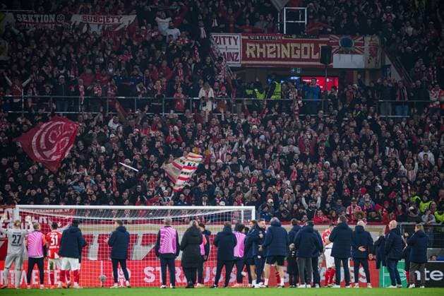 MAINZ, GERMANY - 6 NOVEMBER, 2025: - The football match of UEFA Conference League 1. FSV Mainz 05 vs ACF Fiorentina at Mewa Arena.  Copyright: xVITALIIxKLIUIEVx