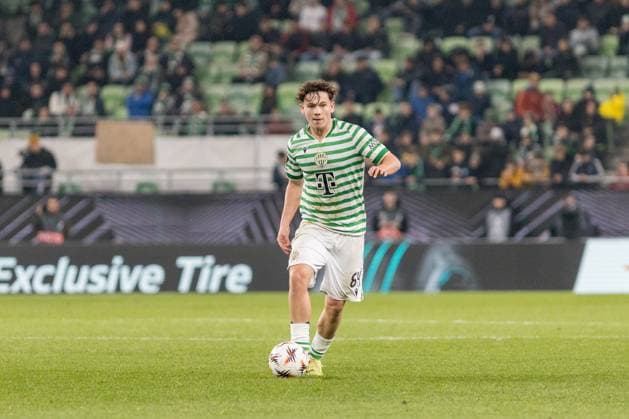 Ferencvaros v Ludogorets Razgrad, UEFA Europa League football, Budapest, Hungary Budapest, Hungary. 06h, November 2025. Alex Toth (64) of Ferencvaros seen during the UEFA Europa League match between Ferencvaros and Ludogorets Razgrad at Groupama Arena in Budapest. Hungary, Budapest  Copyright: xGonzalesxPhoto BalazsxPopalx
