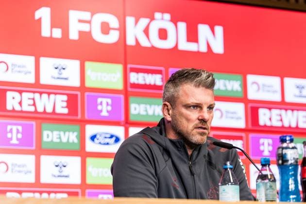 1 FC Köln Press Conference 07 11 2025 Lukas Kwasniok Coach 1 FC Köln Press Conference 1 FC Köln RheinEnergiestadion, 07 11 2025 Copyright: xBEAUTIFULxSPORTS Wunderlx
