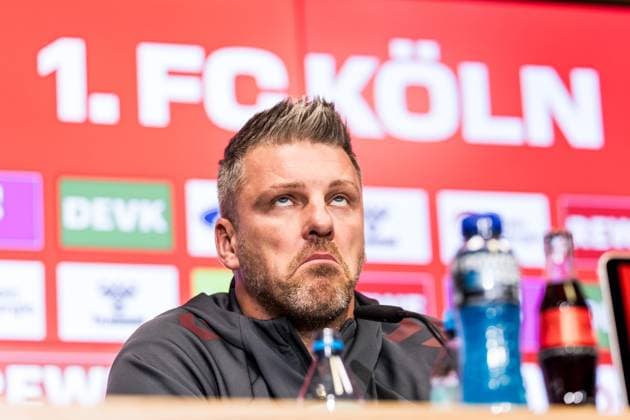1 FC Köln Press Conference 07 11 2025 Lukas Kwasniok Coach 1 FC Köln Press Conference 1 FC Köln RheinEnergiestadion, 07 11 2025 Copyright: xBEAUTIFULxSPORTS Wunderlx