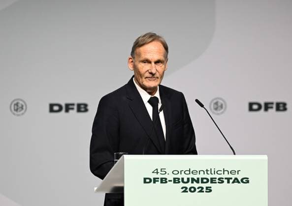 07 11 2025, xsltx, Football DFB Media Dates, DFB Bundestag v l Hans Joachim Watzke DFL Vice President DFL DFB REGULATIONS PROHIBIT ANY USE OF PHOTOGRAPHS as IMAGE SEQUENCES and or QUASI VIDEO