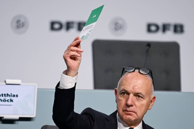 GER, Bernd Neuendorf DFB President at the 45th Ordinary DFB Bundestag at the DFB Campus in Frankfurt am Main, 7 11 2025 45th Ordinary DFB Bundestag in Frankfurt am Main Frankfurt am Main Copyright: xEibner-Pressefoto FlorianxWiegandx EP_FWD