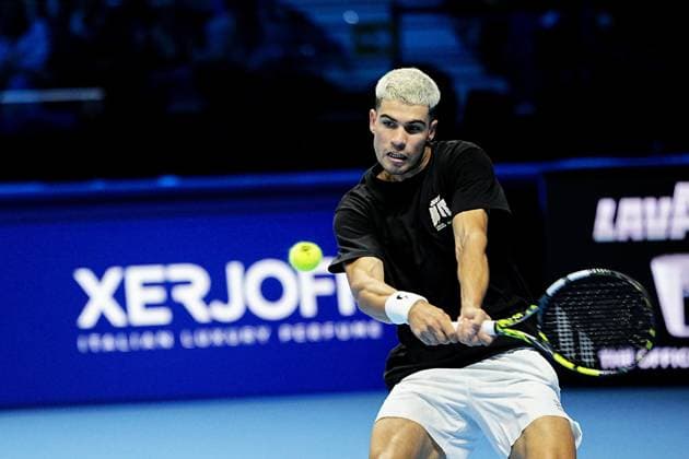 Tennis, ATP Finals in Turin, training session