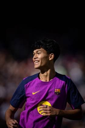 CALCIO - Altro - FC Barcelona, Barca FIRST TRAINING AT SPOTIFY CAMP NOU Pedro Fernandez Dro (FC Barcelona) smiles during FC Barcelona s first training at Spotify Camp Nou following its renovation. At Spotify Camp Nou in Barcelona, , Spain, on November 07 2025. Photo by Felipe Mondino Barcelona Spain  Copyright: xIPAxSport ABACAx