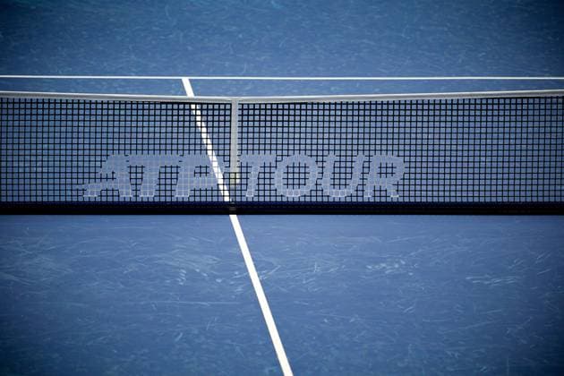 central court of the Inalpi Arena Turin, Italy, where the ATP, Tennis Herren Finals will begin on Sunday, Nov. 9 - - Friday, November 7, 2024.  Copyright: xMarcoxAlpozzi LaPressex