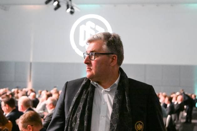 07 11 2025, xsltx, Fußball DFB Medientermine, DFB Bundestag v l Axel Hellmann Vorstand Eintracht Frankfurt DFL DFB REGULATIONS PROHIBIT ANY USE OF PHOTOGRAPHS as IMAGE SEQUENCES and or QUASI VIDEO