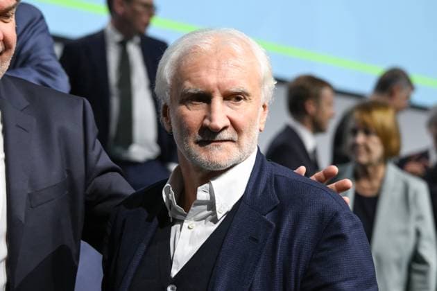 07 11 2025, xsltx, Football DFB Media Dates, DFB Bundestag v l Rudi Völler Director of the Mens A National Team DFL DFB REGULATIONS PROHIBIT ANY USE OF PHOTOGRAPHS as IMAGE SEQUENCES and or QUASI VIDEO