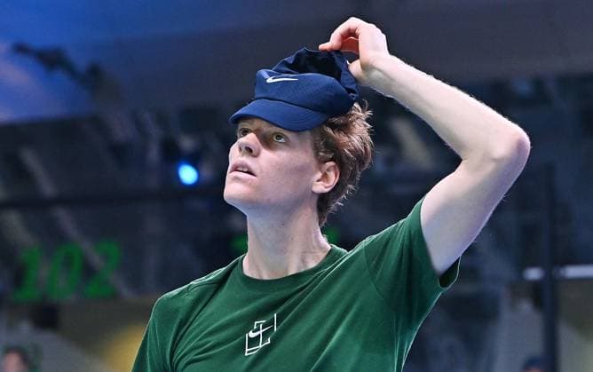 November 7, 2025, Turin, Italy: Jannik Sinner of Italy during training for Nitto ATP, Tennis Herren Finals 2025 at the Inalpi Arena, Turin 7 november 2025 ANSA ALESSANDRO DI MARCO Nitto ATP Finals 2025: Sinner And Alcaraz S First Training Session  - ZUMAa110 20251107_zaf_a110_008 Copyright: xAlessandroxDixMarcox