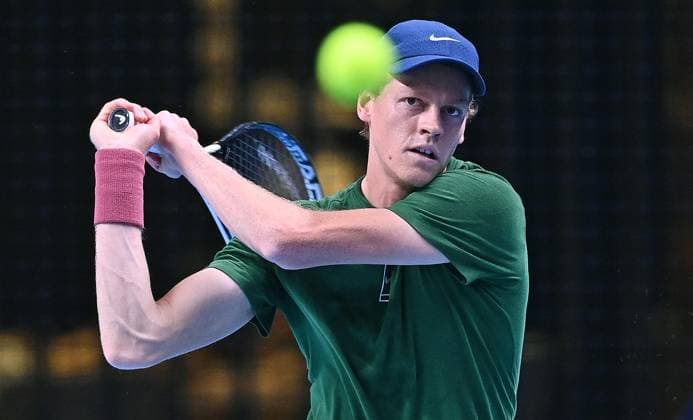 November 7, 2025, Turin, Italy: Jannik Sinner of Italy during training for Nitto ATP, Tennis Herren Finals 2025 at the Inalpi Arena, Turin 7 november 2025 ANSA ALESSANDRO DI MARCO Nitto ATP Finals 2025: Sinner And Alcaraz S First Training Session  - ZUMAa110 20251107_zaf_a110_011 Copyright: xAlessandroxDixMarcox