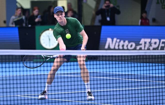 November 7, 2025, Turin, Italy: Jannik Sinner of Italy during training for Nitto ATP, Tennis Herren Finals 2025 at the Inalpi Arena, Turin 7 november 2025 ANSA ALESSANDRO DI MARCO Nitto ATP Finals 2025: Sinner And Alcaraz S First Training Session  - ZUMAa110 20251107_zaf_a110_013 Copyright: xAlessandroxDixMarcox