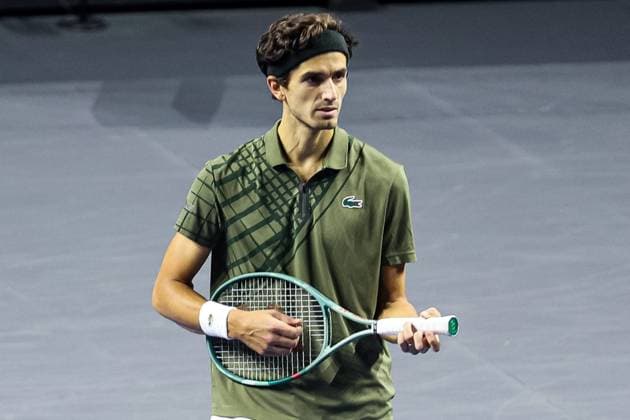 Moselle Open : tournoi de tennis, à Metz PHOTOPQR LE REPUBLICAIN LORRAIN Hugo AZMANI ; Metz ; 07 11 2025 ; Moselle Open : 22e édition du tournoi de tennis, aux Arènes, à Metz; Quentin Halys (FRA) et Pierre-Hugues Herbert (FRA), lors de leur match en demi-finale double contre Sander Arends et Luke Johnson Metz Moselle Lorraine France  Copyright: xPHOTOPQR LExREPUBLICAINxLORRAIN xHugoxAZMANIx 20251107RBL2393 20251107RBL2393