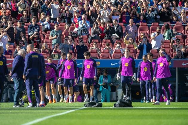 Open training session at the Nou Spotify Camp Nou Barcelona November 7, 2025 Nou Spotify Camp Nou November 7 ,2025 General view during the open training session at the Nou Spotify Camp Nou Barcelona ESP Copyright: xS.xRosx