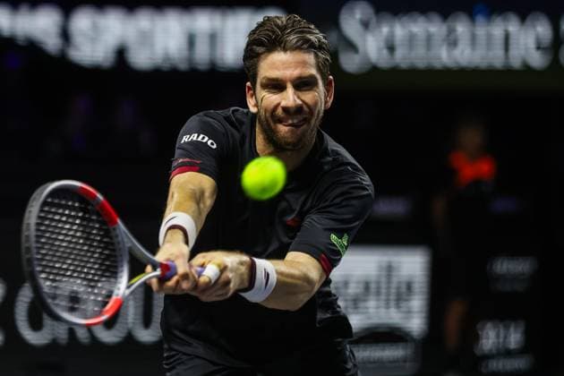 Moselle Open : tournoi de tennis, à Metz PHOTOPQR LE REPUBLICAIN LORRAIN Hugo AZMANI ; Metz ; 07 11 2025 ; Moselle Open : 22e édition du tournoi de tennis, aux Arènes, à Metz; Cameron Norrie (GBR), lors de son match en demi-finale contre Lorenzo Sonego Moselle Open Metz Moselle Lorraine France  Copyright: xPHOTOPQR LExREPUBLICAINxLORRAIN xHugoxAZMANIx 20251107RBL2785 20251107RBL2785