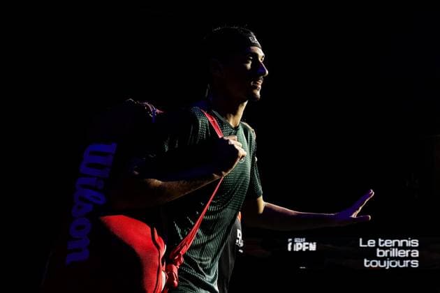Moselle Open : tournoi de tennis, à Metz PHOTOPQR LE REPUBLICAIN LORRAIN Hugo AZMANI ; Metz ; 07 11 2025 ; Moselle Open : 22e édition du tournoi de tennis, aux Arènes, à Metz; Lorenzo Sonego (ITA), lors de son match en demi-finale contre Cameron Norrie Moselle Open Metz Moselle Lorraine France  Copyright: xPHOTOPQR LExREPUBLICAINxLORRAIN xHugoxAZMANIx 20251107RBL2793 20251107RBL2793
