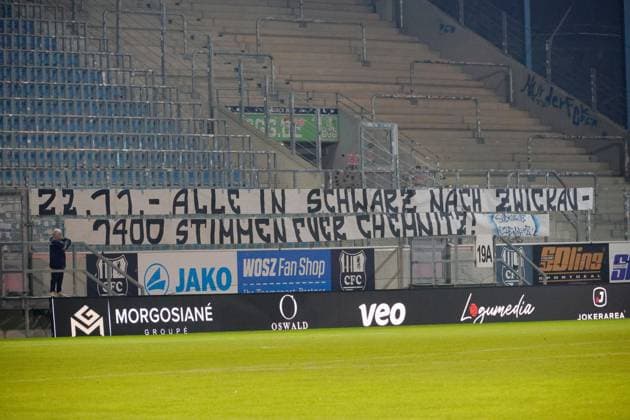 CFC vs VSG Altglienicke 07 11 2025, Chemnitz, eins Stadion An der Gellertstrasse, Sport, Fußball, Regionalliga Nordost, Saison 2025 2026, 15 Spieltag, CFC, CFC vs VSG Altglienicke Chemnitz Sachsen BRD