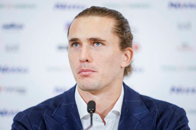 Sasha Zverev durante conferenza stampa giocatori tennis delle ATP, Tennis Herren Finals, Torino. Italia - cronaca- VenerdÃ¬ 7 Novembre 2025 (foto Giulio Lapone LaPresse). Sasha Zverev durangATP Finals tennis players press conference, PK, Pressekonferenz Turin, Italy - news - Friday, November 7, 2025 (photo Giulio Lapone LaPresse).  Copyright: xGiulioxLapone LaPressex