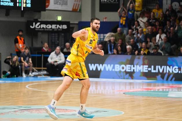 ProA Phoenix Hagen vs EPG Baskets Kobelnz Hagen 7 11 2025 Tim Uhlemann Phoenix Hagen, 21, Forward Copyright: xBEAUTIFULxSPORTS Piepenstockx