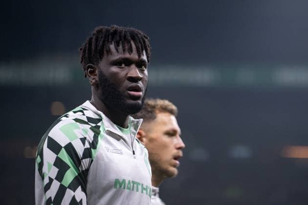 07 11 2025, Football, 1 Bundesliga, 10 Matchday Season 2025 2026, SV Werder Bremen VfL Wolfsburg, Victor Boniface SV Werder Bremen xRHR PHOTO TKx Copyright: RHR-FOTOx RHR-FOTO TK