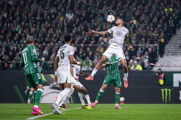 07 11 2025, Football, 1 Bundesliga, 10 Matchday Season 2025 2026, SV Werder Bremen VfL Wolfsburg, Vinicius Souza VfL Wolfsburg xRHR PHOTO TKx Copyright: RHR-FOTOx RHR-FOTO TK
