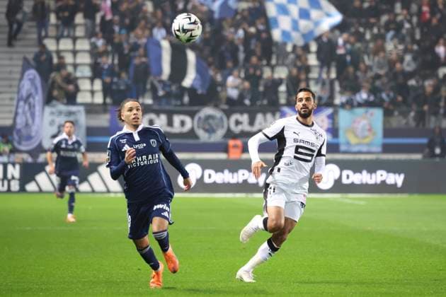 FOOTBALL : Paris FC Vs Rennes - Ligue 1 - 07 11 2025 Ilan Kebbal (Paris FC) Vs Mousa Al-Tamari (Stade Rennais) ParisFrance  Copyright: xMichaelxBaucherx