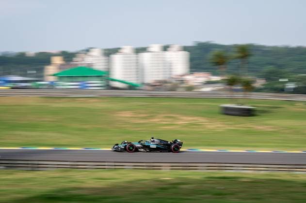 F1 - SAO PAULO GRAND PRIX 2025 63 RUSSELL George (gbr), Mercedes AMG F1 Team W16, action during the 2025 Formula 1 Grande Premio de Sao Paulo, 2025 Sao Paulo Grand Prix, 21th round of the 2025 FIA Formula One World Championship, WM, Weltmeisterschaft from November 7 to 9, 2025 on the Interlagos, in Sao Paulo, Brazil - Sao PauloBrazil  Copyright: xALBERTOxVIMERCATIx