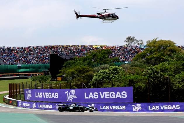 Formula 1 MSC Cruises Grande Premio de Sao Paulo 2025 07 11 2025, Autodromo Jose Carlos Pace, Interlagos, Formula 1 MSC Cruises Grande Premio de Sao Paulo 2025 , pictured George Russell GBR , Mercedes AMG Petronas Formula One Team nordphotoxGmbHx xBratic nph00250