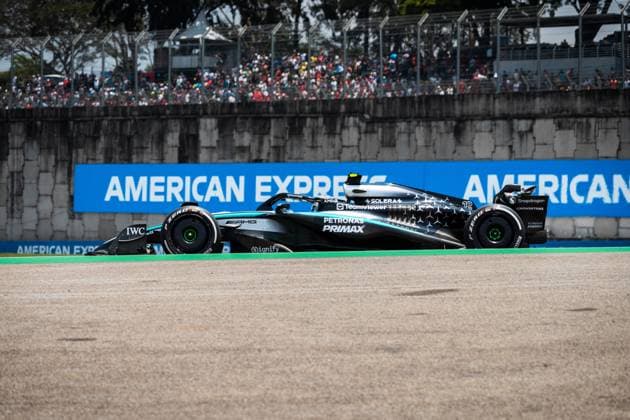 Formula?1?MSC?Cruises?Grande?Prêmio?de?São?Paulo?2025 Gabriela Testa OVERTAKE MAXPPP - São?Paulo 07 11 2025 12 ANTONELLI Andrea Kimi (ita), Mercedes-AMG PETRONAS F1 Team, action at the Formula 1 MSC Cruises Grande Prêmio de São Paulo 2025, the 21st round of the 2025 FIA Formula 1 World Championship, WM, Weltmeisterschaft at the Autódromo José Carlos Pace in São Paulo, interlaces, Brazil, from 6 to 9 November 2025 São?Paulo Autódromo José?Carlos?Pace, Interlagos Brazil  Copyright: xOVERTAKE MAXPPPxGabrielaxTestax OVT202511074246 OVT202511074246