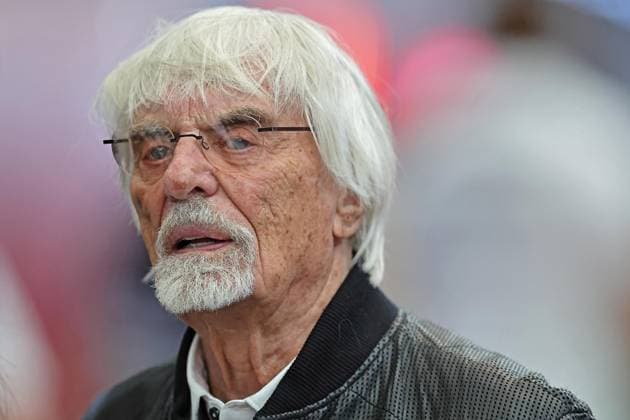 6th November 2925; Sao Paulo, Brazil; Bernie Ecclestone arrives in the Paddock ahead of the F1 Grand Prix of Brazil at Autodromo Jose Carlos Pace during free practice sessions  HeulerxAndrey
