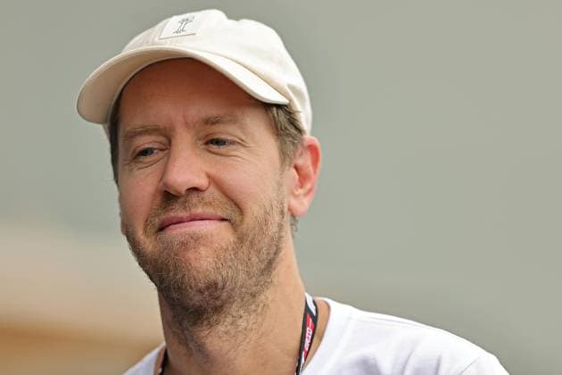 Sao Paulo, Brazil, 7th November 2025. Sebastian Vettel (GER) arrives in the Paddock during free practice of the F1 Grand Prix of Brazil at Autodromo Jose Carlos Pace  HeulerxAndrey