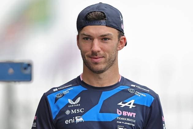 Sao Paulo, Brazil, 7th November 2025. Pierre Gasly (FRA) BWT Alpine F1 Team A525 Renault arrives in the Paddock during free practice of the F1 Grand Prix of Brazil at Autodromo Jose Carlos Pace  HeulerxAndrey