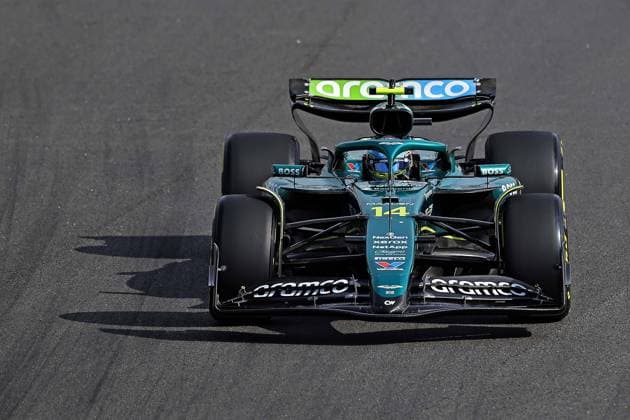 Sao Paulo, Brazil, 7th November 2025. Fernando Alonso (ESP) Aston Martin Aramco AMR25 Mercedes during Sprint Qualifying of the F1 Grand Prix of Brazil at Autodromo Jose Carlos Pace  HeulerxAndrey