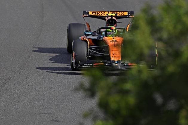 Sao Paulo, Brazil, 7th November 2025. Lando Norris (GBR) McLaren F1 Team MCL39 Mercedes during Sprint Qualifying of the F1 Grand Prix of Brazil at Autodromo Jose Carlos Pace  HeulerxAndrey