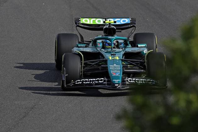 Sao Paulo, Brazil, 7th November 2025. Fernando Alonso (ESP) Aston Martin Aramco AMR25 Mercedes during Sprint Qualifying of the F1 Grand Prix of Brazil at Autodromo Jose Carlos Pace  HeulerxAndrey