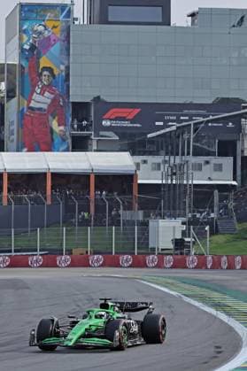 Sao Paulo, Brazil, 7th November 2025. Nico Hulkenberg (GER) Stake F1 Team Kick Sauber C45 Ferrari during Sprint Qualifying of the F1 Grand Prix of Brazil at Autodromo Jose Carlos Pace  HeulerxAndrey