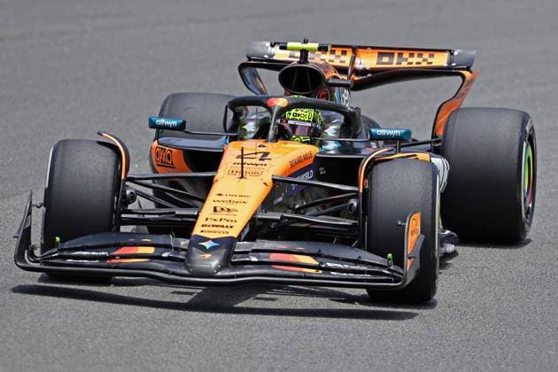 Sao Paulo, Brazil, 7th November 2025. Lando Norris (GBR) McLaren F1 Team MCL39 Mercedes during free practice of the F1 Grand Prix of Brazil at Autodromo Jose Carlos Pace  HeulerxAndrey