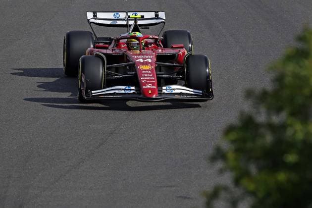 Sao Paulo, Brazil, 7th November 2025. Lewis Hamilton (GBR) Scuderia Ferrari SF-25 during Sprint Qualifying of the F1 Grand Prix of Brazil at Autodromo Jose Carlos Pace  HeulerxAndrey