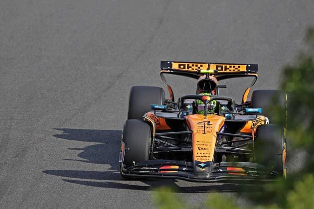 Sao Paulo, Brazil, 7th November 2025. Lando Norris (GBR) McLaren F1 Team MCL39 Mercedes during Sprint Qualifying of the F1 Grand Prix of Brazil at Autodromo Jose Carlos Pace  HeulerxAndrey