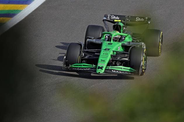 Sao Paulo, Brazil, 7th November 2025. Gabriel Bortoleto (BRA) Stake F1 Team Kick Sauber C45 Ferrari during Sprint Qualifying of the F1 Grand Prix of Brazil at Autodromo Jose Carlos Pace  HeulerxAndrey