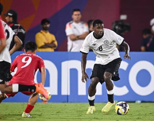 Football, Junior U 17 World Cup 2025 in Doha Qatar Preliminary round 07 11 2025 Group G Germany Korea DPR Jeremiah Dennit Mensah re, Germany
