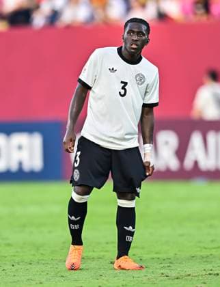 Germany v Korea DPR : Group G - FIFA U-17 World Cup Qatar 2025 Osman Turay of Germany in action during the FIFA U-17 World Cup Qatar 2025 Group G match between Germany and Korea DPR in Doha, Qatar, on November 7, 2025. DOHA Qatar Copyright: xNOUSHADxTHEKKAYILx