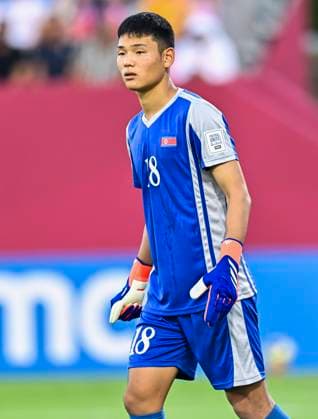 Germany v Korea DPR : Group G - FIFA U-17 World Cup Qatar 2025 Jong Hun Kim of Korea DPR reacts during the FIFA U-17 World Cup Qatar 2025 Group G match between Germany and Korea DPR in Doha, Qatar, on November 7, 2025. DOHA Qatar Copyright: xNOUSHADxTHEKKAYILx