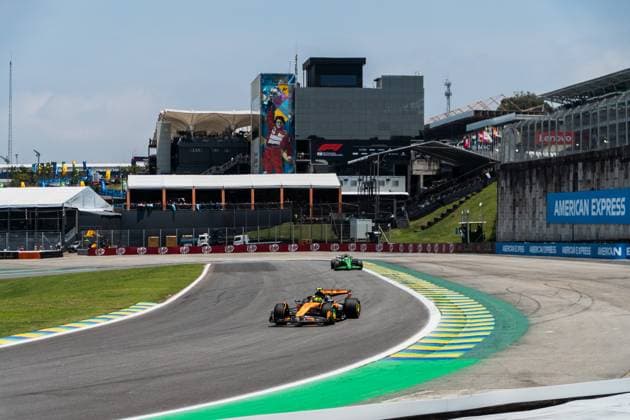 Formula?1?MSC?Cruises?Grande?Prêmio?de?São?Paulo?2025 Gabriela Testa OVERTAKE MAXPPP - São?Paulo 07 11 2025 04 NORRIS Lando (gbr), McLaren F1 Team, action at the Formula 1 MSC Cruises Grande Prêmio de São Paulo 2025, the 21st round of the 2025 FIA Formula 1 World Championship, WM, Weltmeisterschaft at the Autódromo José Carlos Pace in São Paulo, interlaces, Brazil, from 6 to 9 November 2025 São?Paulo Autódromo José?Carlos?Pace, Interlagos Brazil  Copyright: xOVERTAKE MAXPPPxGabrielaxTestax OVT202511084434 OVT202511084434