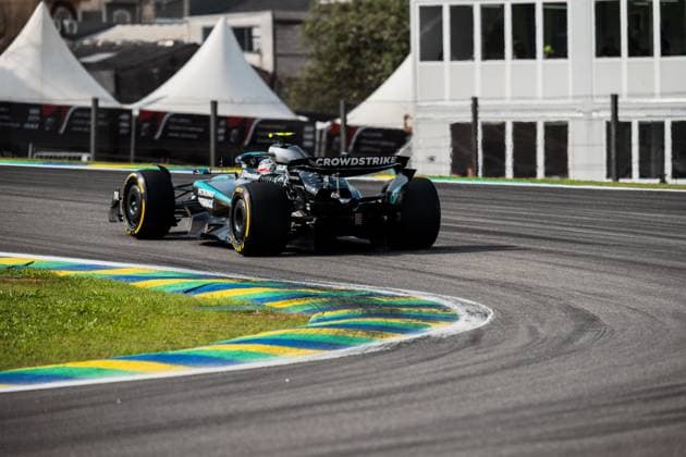 Formula?1?MSC?Cruises?Grande?Prêmio?de?São?Paulo?2025 Gabriela Testa OVERTAKE MAXPPP - São?Paulo 07 11 2025 12 ANTONELLI Andrea Kimi (ita), Mercedes-AMG PETRONAS F1 Team, action at the Formula 1 MSC Cruises Grande Prêmio de São Paulo 2025, the 21st round of the 2025 FIA Formula 1 World Championship, WM, Weltmeisterschaft at the Autódromo José Carlos Pace in São Paulo, interlaces, Brazil, from 6 to 9 November 2025 São?Paulo Autódromo José?Carlos?Pace, Interlagos Brazil  Copyright: xOVERTAKE MAXPPPxGabrielaxTestax OVT202511084496 OVT202511084496