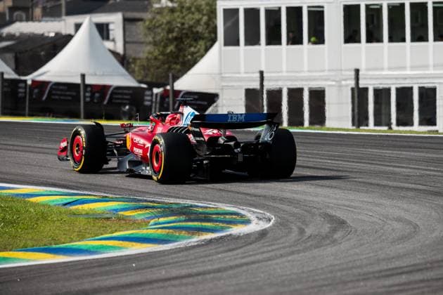 Formula?1?MSC?Cruises?Grande?Prêmio?de?São?Paulo?2025 Gabriela Testa OVERTAKE MAXPPP - São?Paulo 07 11 2025 16 LECLERC Charles (mon), Scuderia Ferrari HP, action at the Formula 1 MSC Cruises Grande Prêmio de São Paulo 2025, the 21st round of the 2025 FIA Formula 1 World Championship, WM, Weltmeisterschaft at the Autódromo José Carlos Pace in São Paulo, interlaces, Brazil, from 6 to 9 November 2025 São?Paulo Autódromo José?Carlos?Pace, Interlagos Brazil  Copyright: xOVERTAKE MAXPPPxGabrielaxTestax OVT202511084498 OVT202511084498