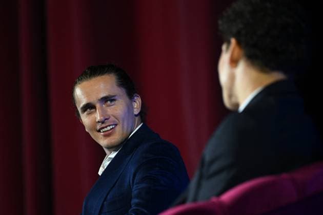 Carlos Alcaraz and Jannik Sinner at 2025 Nitto ATP, Tennis Herren Finals in Torino Alexander Zverev (GER) during media day at the 2025 Nitto ATP Finals in Torino, ITALY, on November 7, 2025. Photo by Corinne Dubreuil ABACAPRESS.COM TORINO  Copyright: xDubreuilxCorinne ABACAx